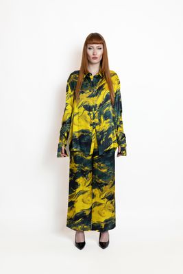 Carmes - Geisha Pants Gold Marmo