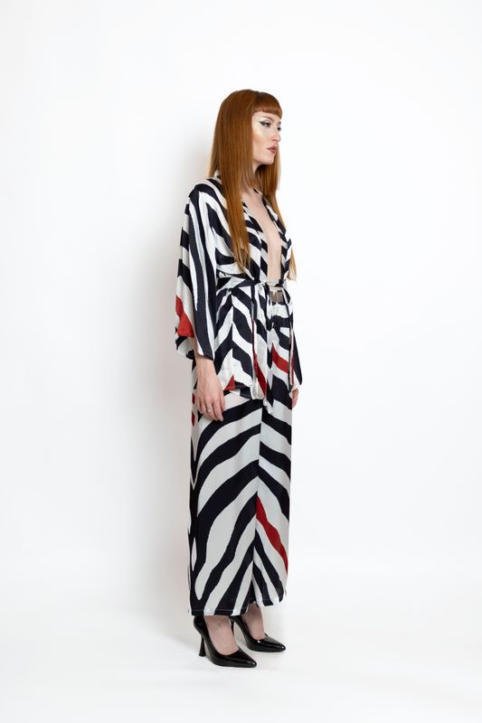 Elira - Geisha Kimono Zebra
