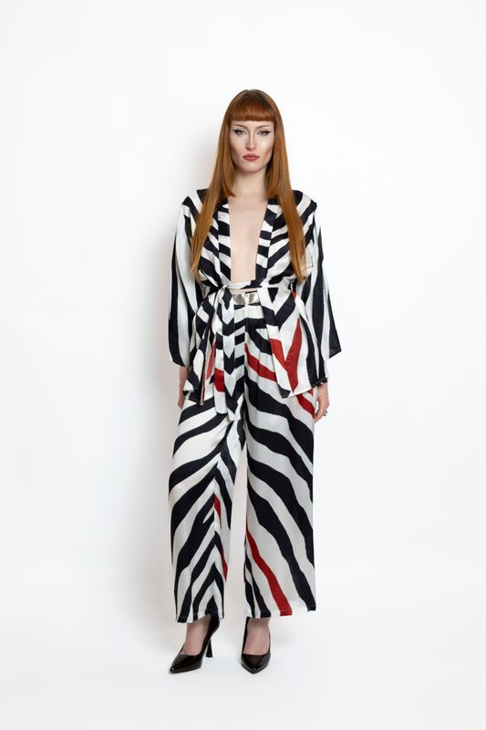 Meritha - Geisha Pants Zebra