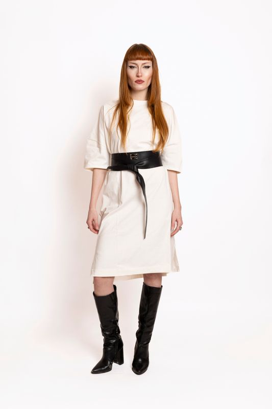 Lumea - Oversize Tee Dress White