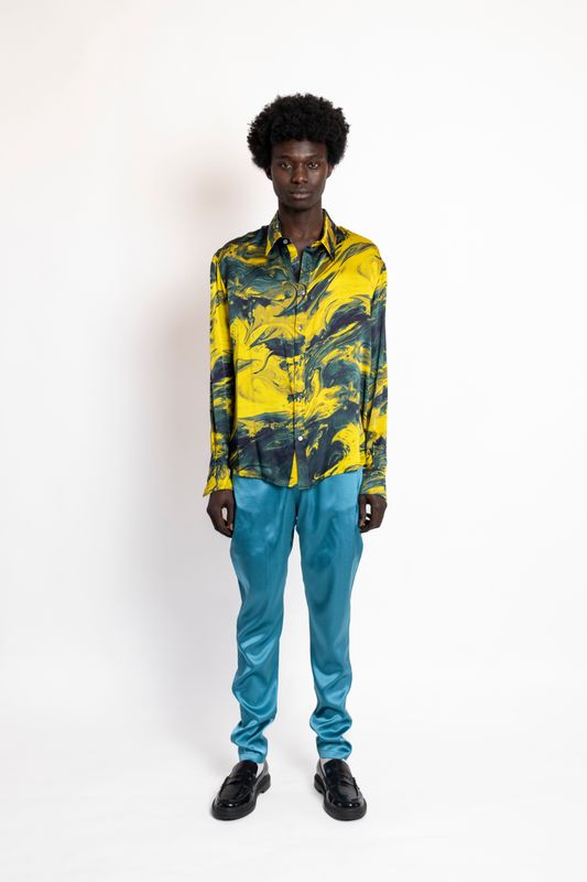 Luxuria - Nuages Pants Petrolium