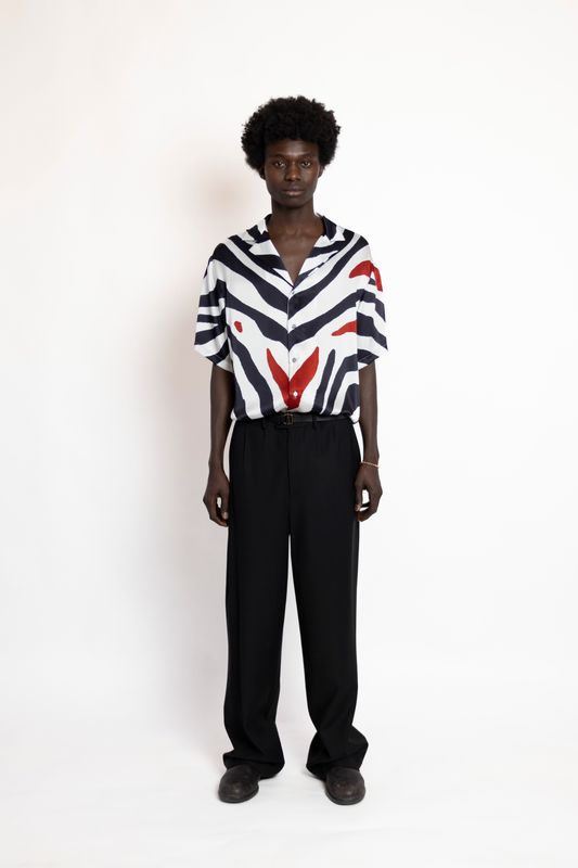 Tenebra - Bowling Shirt Zebra