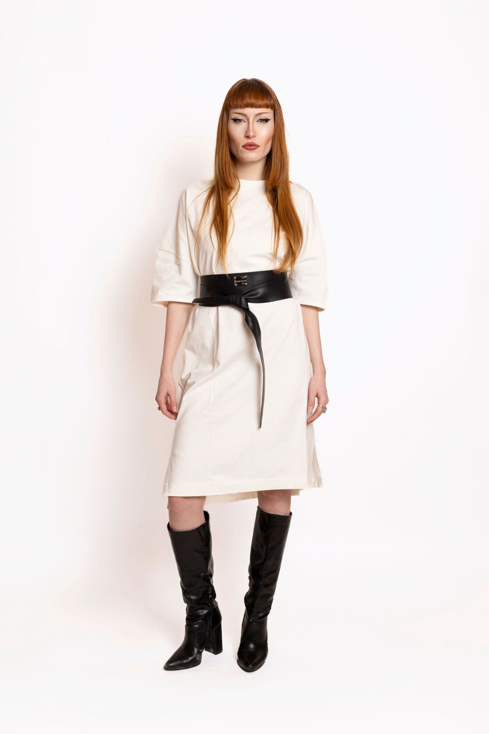 Lumea - Oversize Tee Dress White, taglia: xs