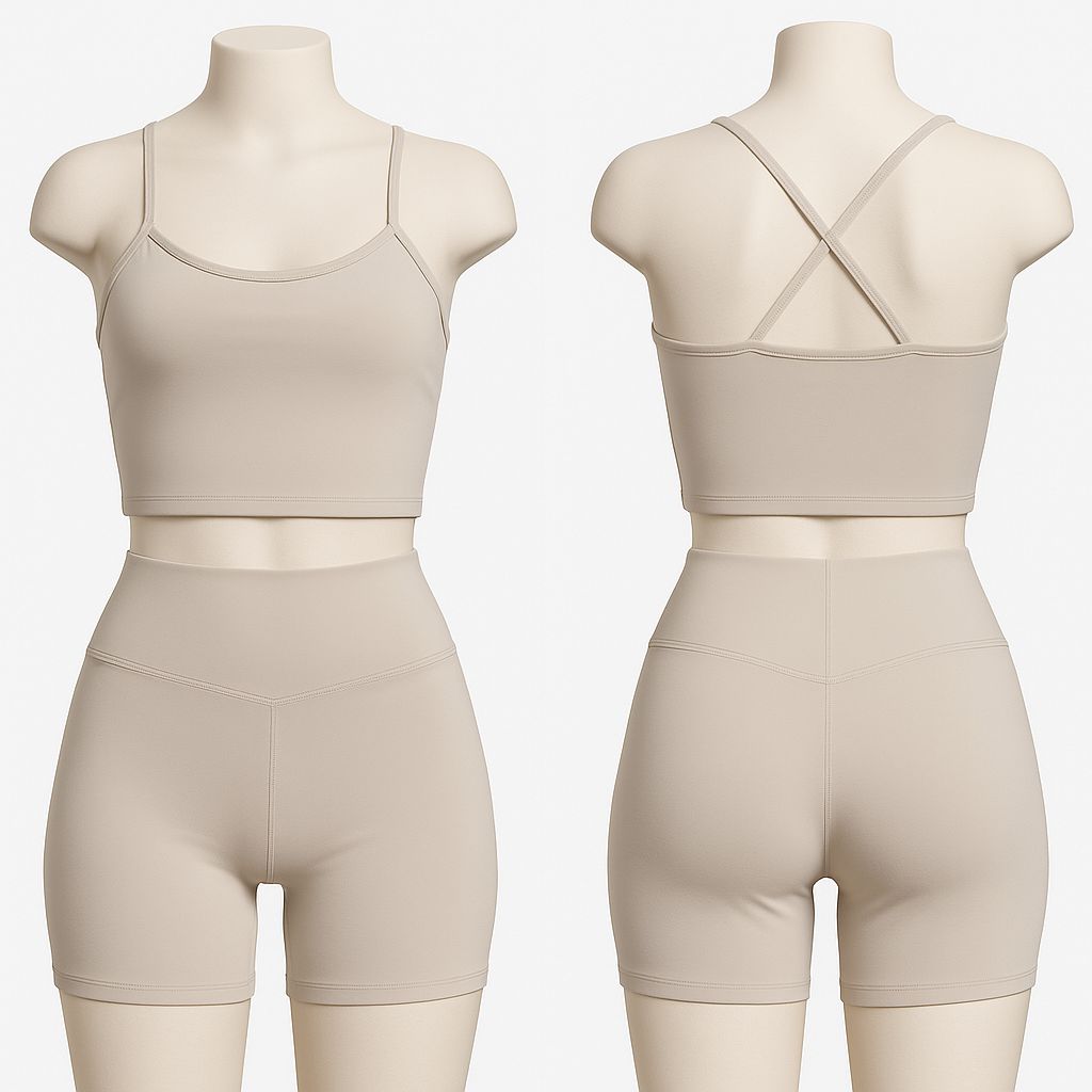 Setje van een topje en shortje