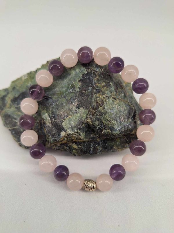 Bracelet sérénité 8mm pierre naturel fait main