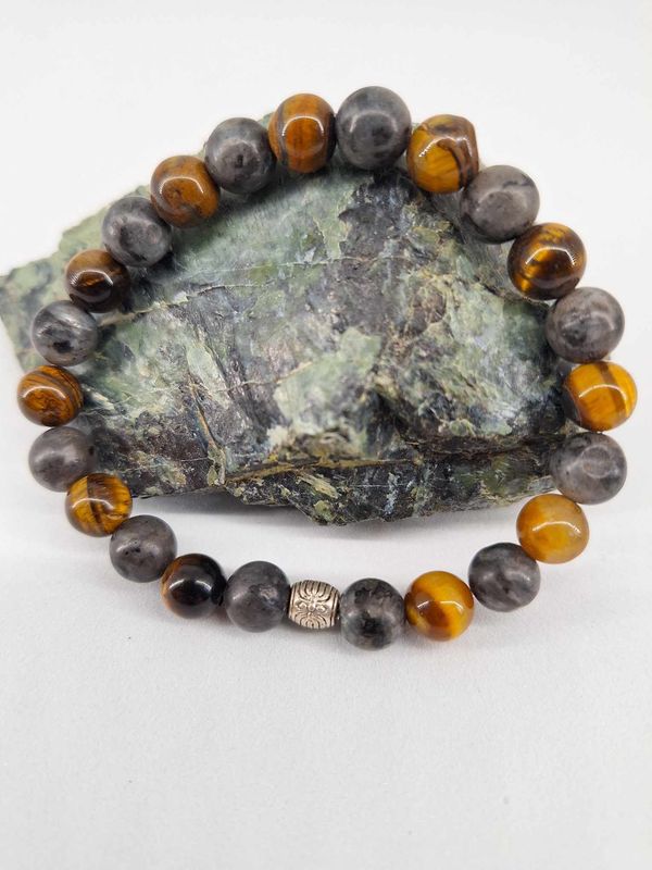 Bracelet Protection 8mm pierre naturel fait main
