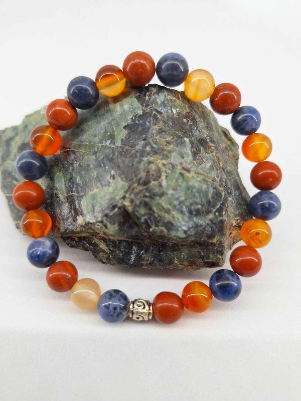 Bracelet Vitalité 8mm pierre naturel fait main