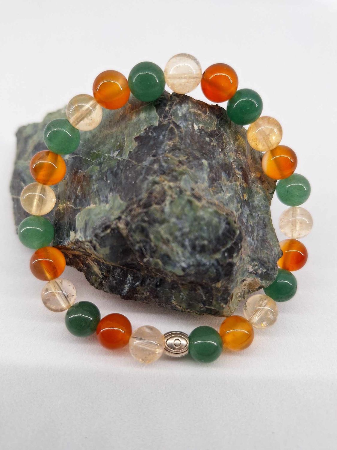 Bracelet Cholestérol 8mm pierre naturel fait main