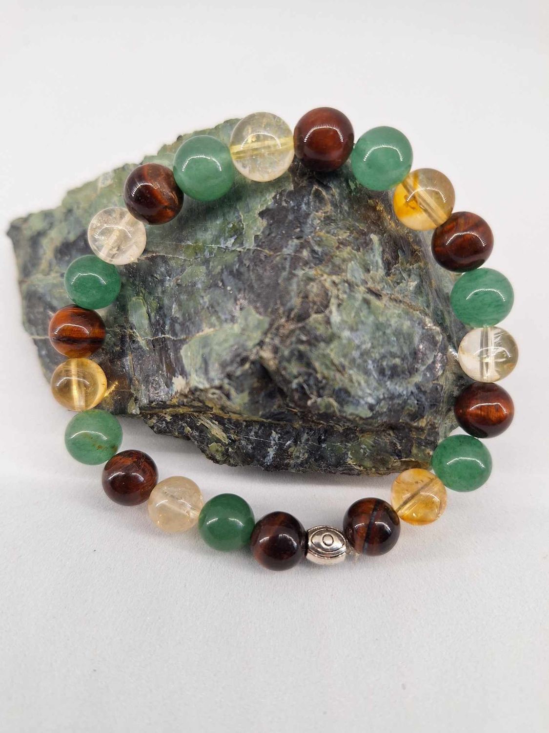 Bracelet Chance et Abondance 8mm pierre naturel fait main