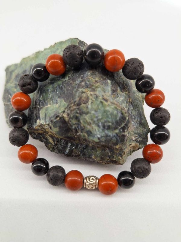 Bracelet Ancrage 8mm pierre naturel fait main
