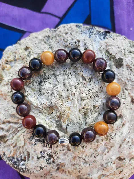 Bracelet pour Ancrage 8mm pierre naturel fait main