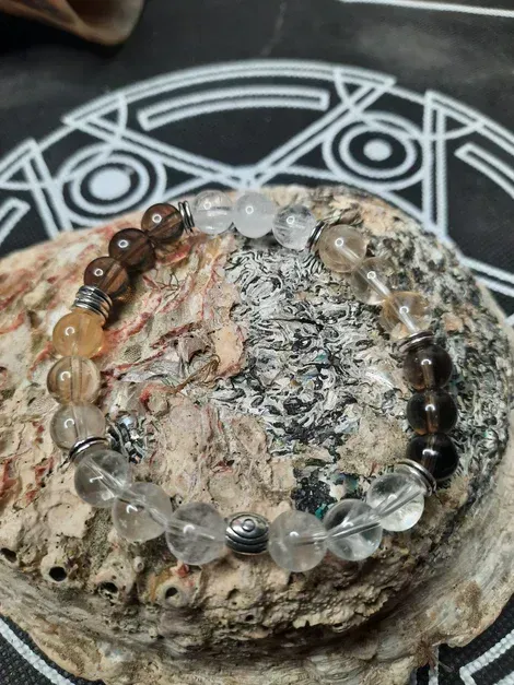 Bracelet étudiant 8mm pierre naturel fait main