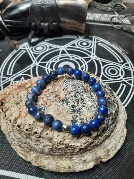 Bracelet Thyroïde 8mm pierre naturel fait main