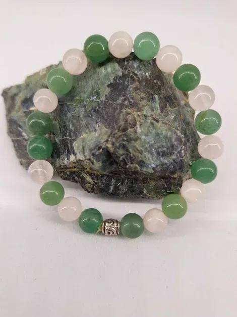 Bracelet Paix 8mm pierre naturel fait main