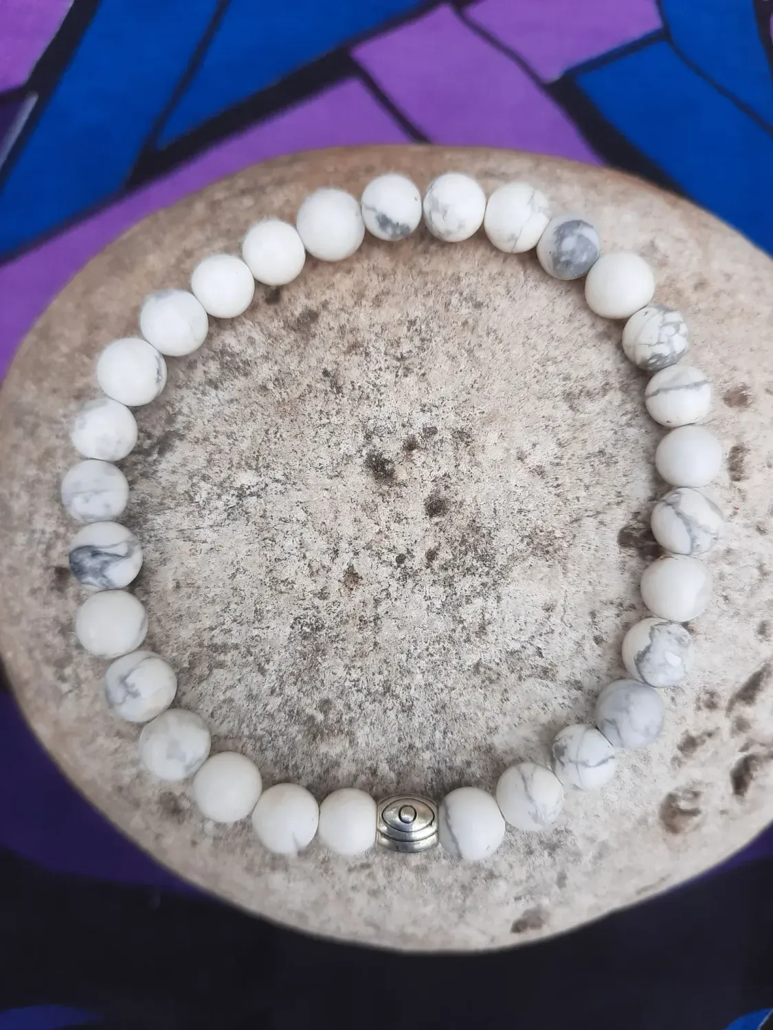 Bracelet Œil de tigre 6mm / 4mm pierre naturel fait main