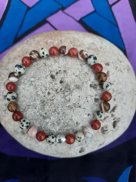 Bracelet étudiant 6mm pierre naturel fait main