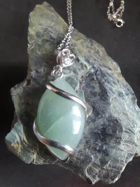 Pendentif Aventurine verte