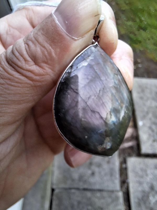 Pendentif Labradorite pierre naturel ( A )