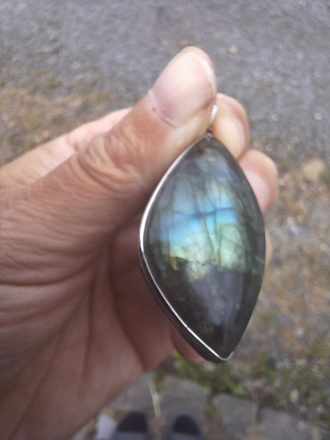 Pendentif Labradorite pierre naturel ( P )