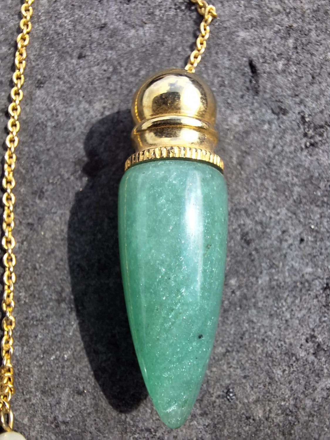 Pendule Aventurine verte pierre naturel