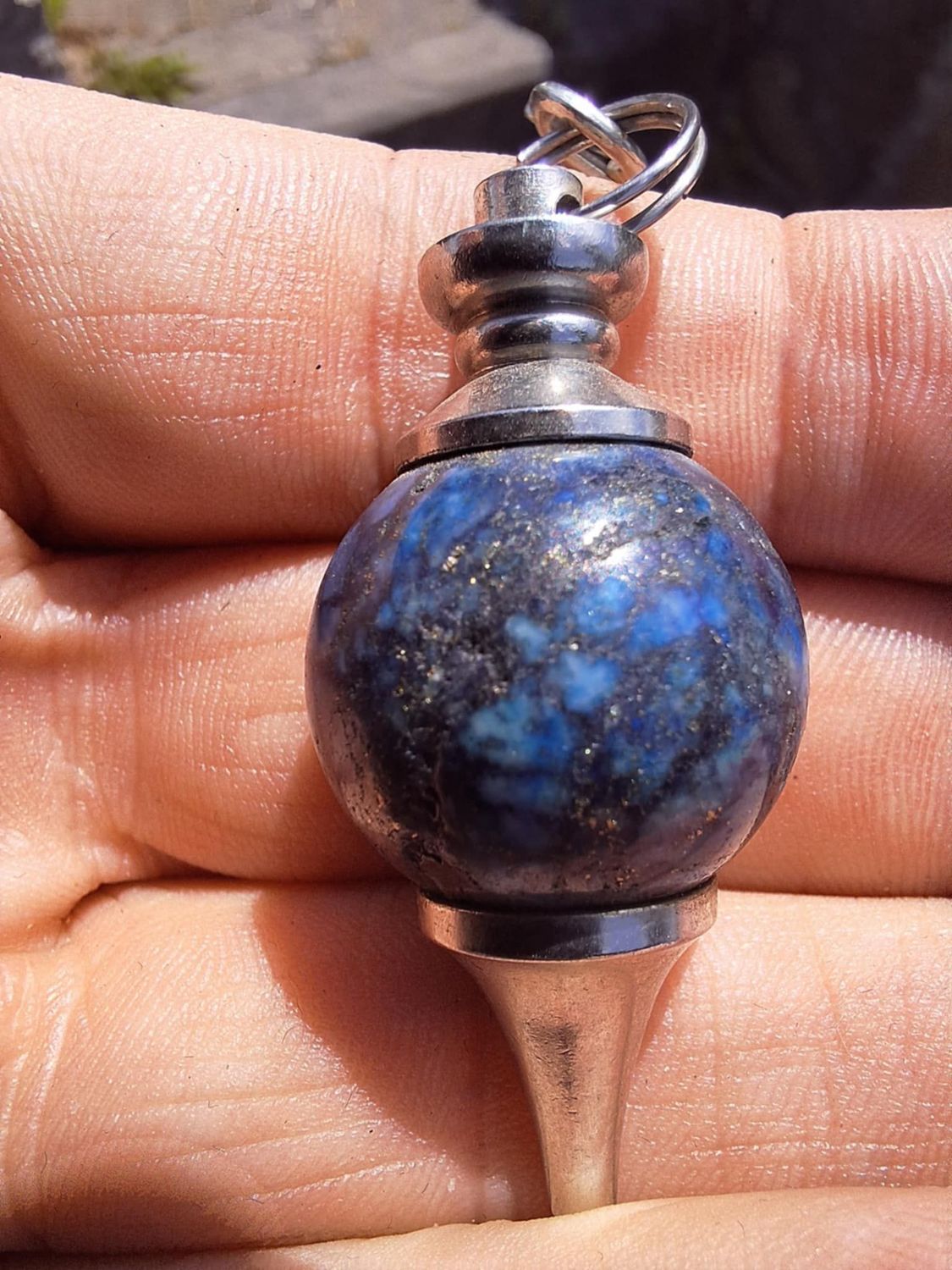 Pendule Lapis Lazuli pierre naturel