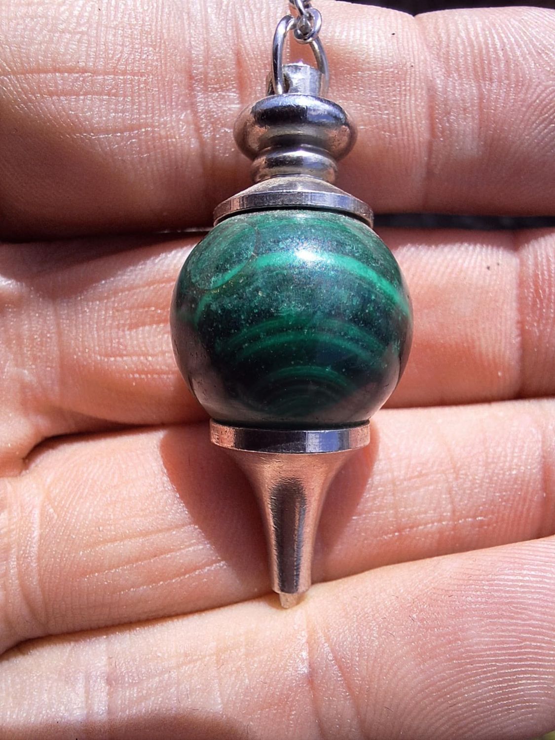 Pendule Malachite pierre naturel