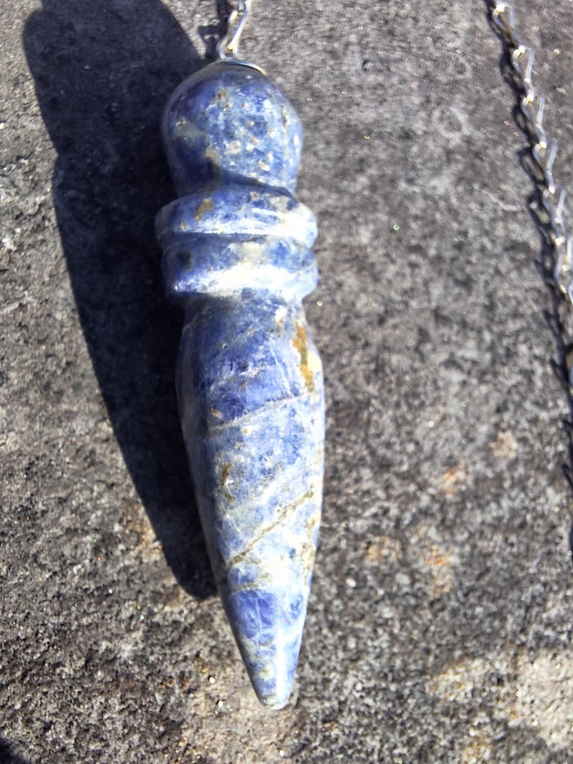 Pendule Sodalite pierre naturel