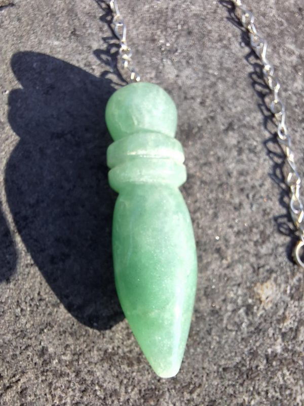Pendule Aventurine verte pierre naturel