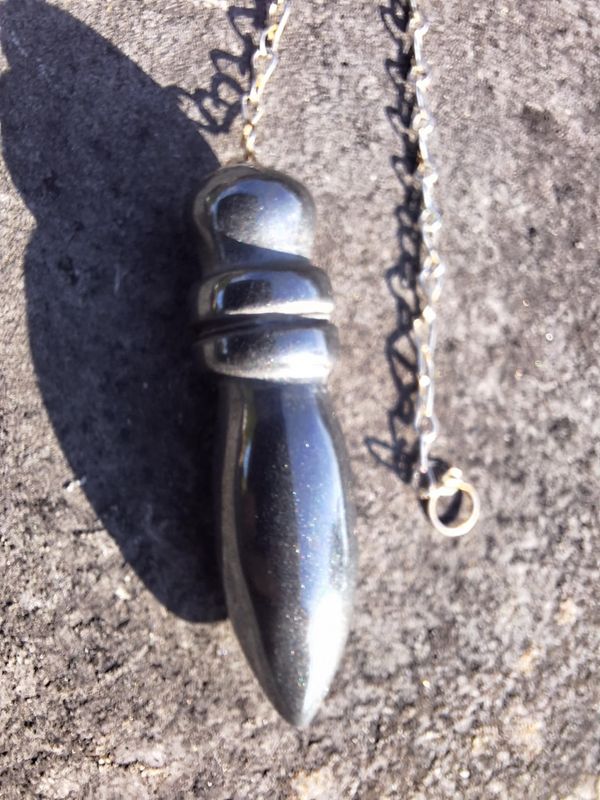 Pendule Hématite pierre naturel
