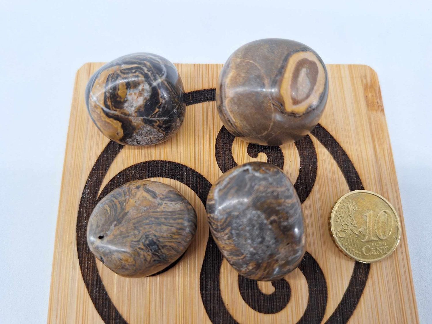 Pierre roulée Stromatolite