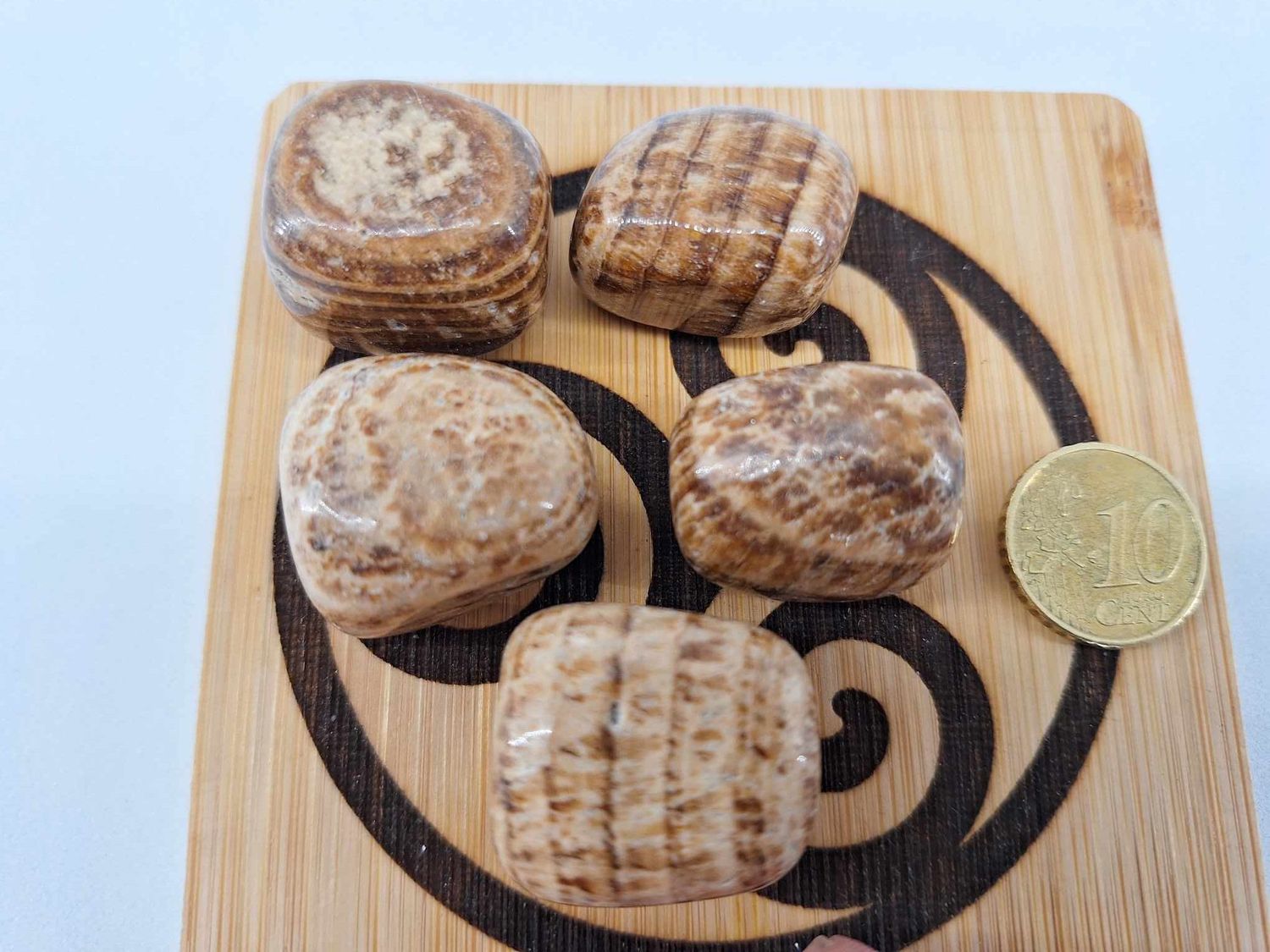 Pierre roulée Aragonite pierre naturel
