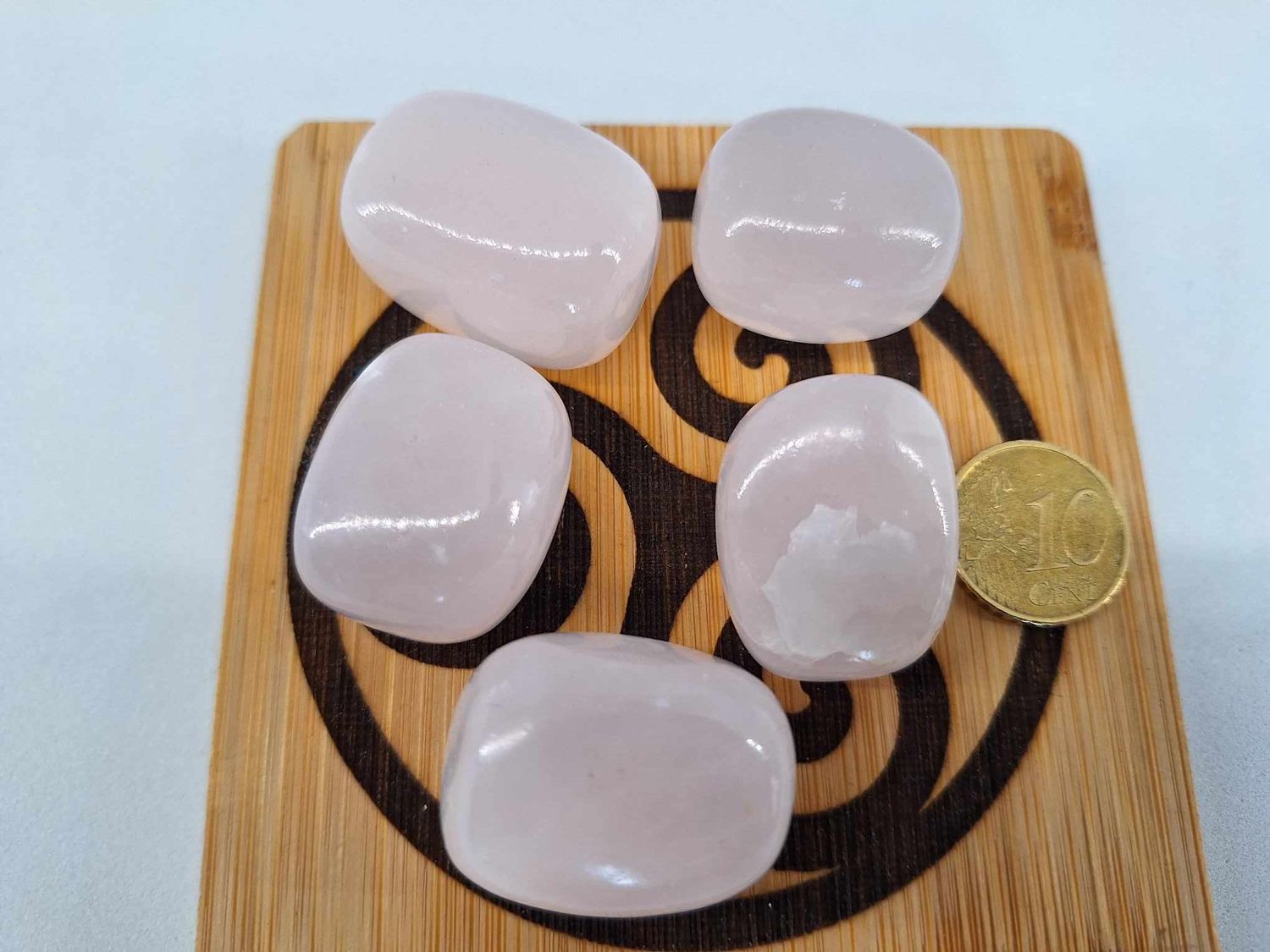 Pierre roulée Calcite rose pierre naturel