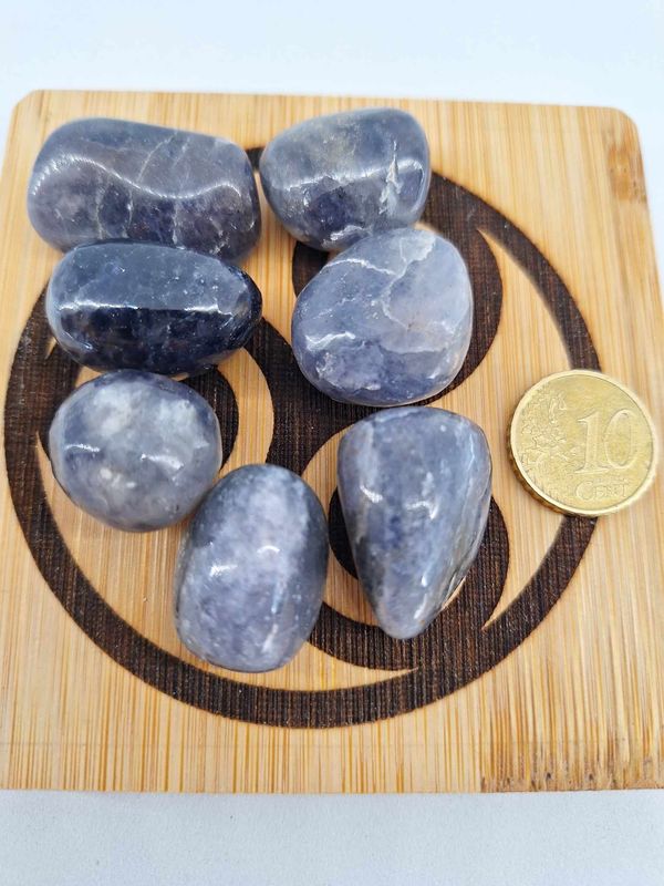 Pierre roulée Iolite pierre naturel
