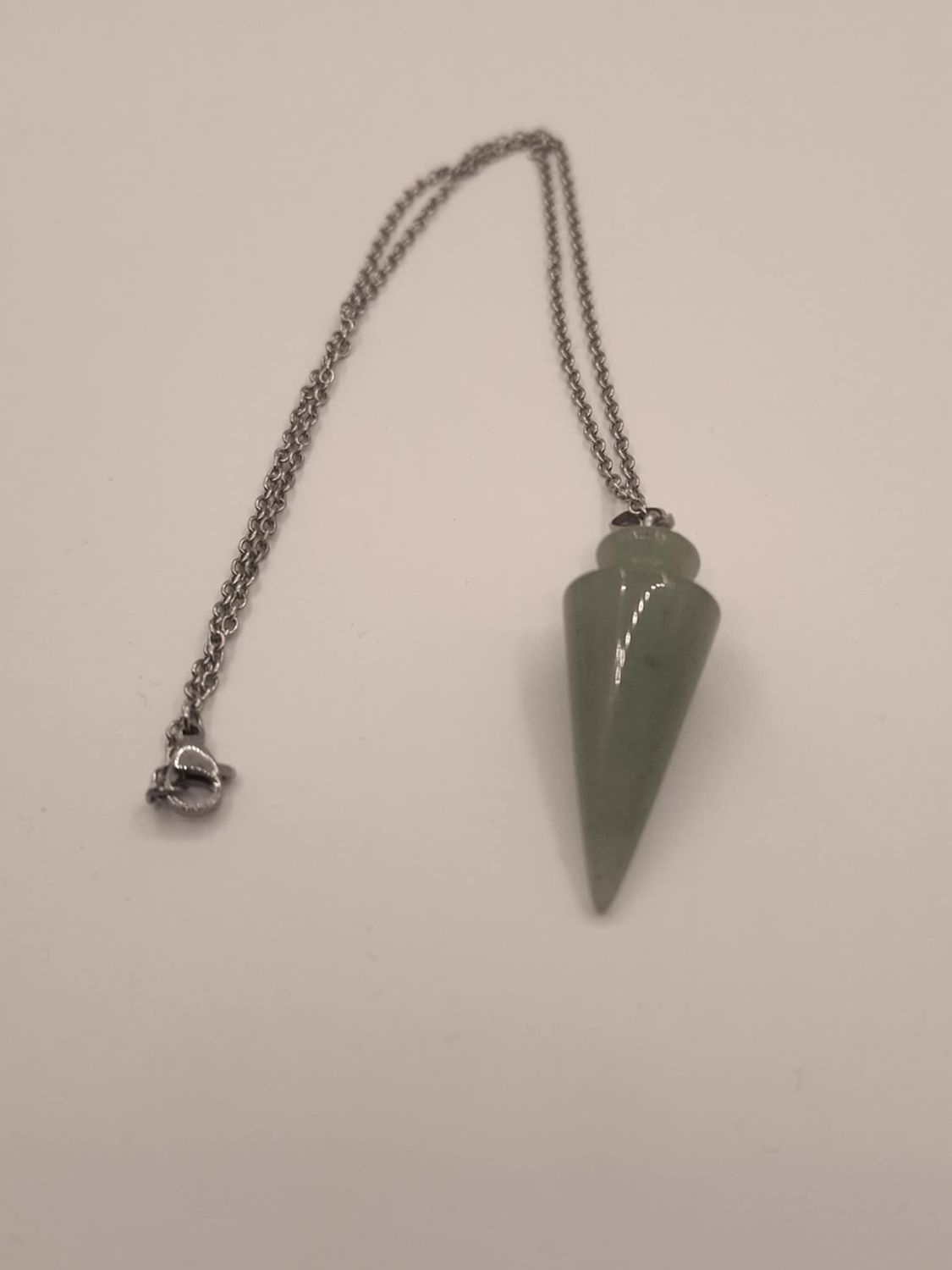 Pendule ou Pendentif Aventurine verte pierre naturel