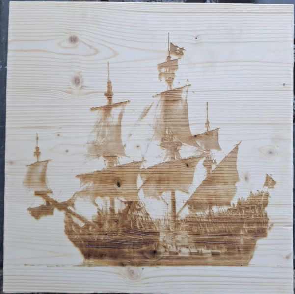 Pyrogravure laser du Black.....