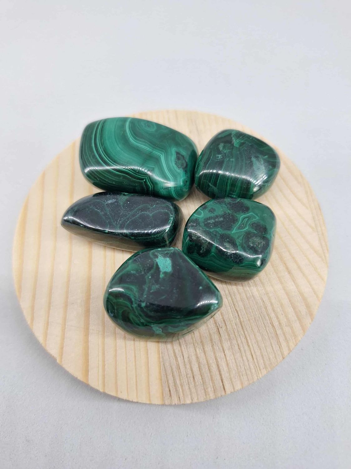 Pierres roulées Malachite pierre naturel