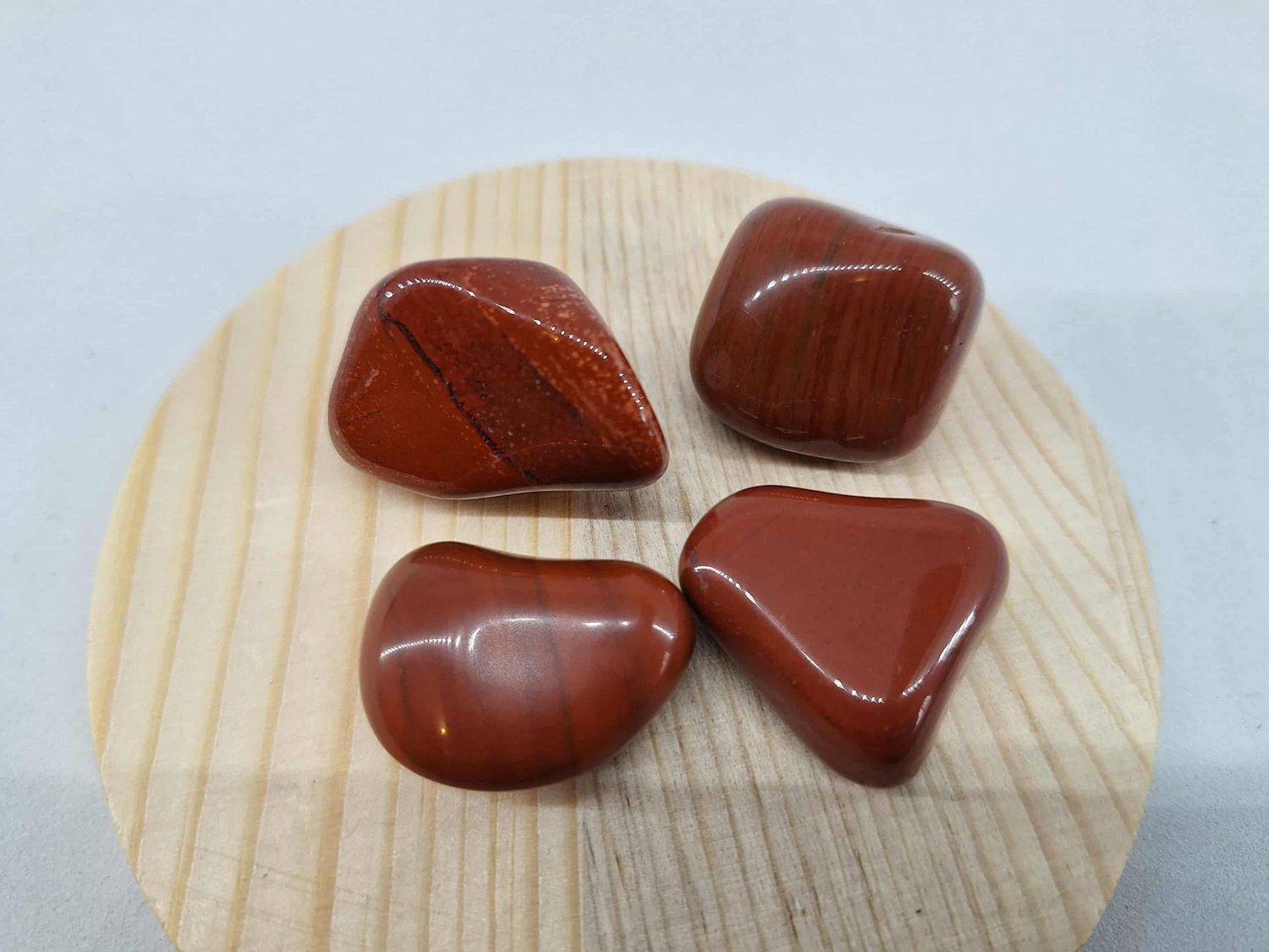 Pierre roulée Jaspe rouge pierre naturel