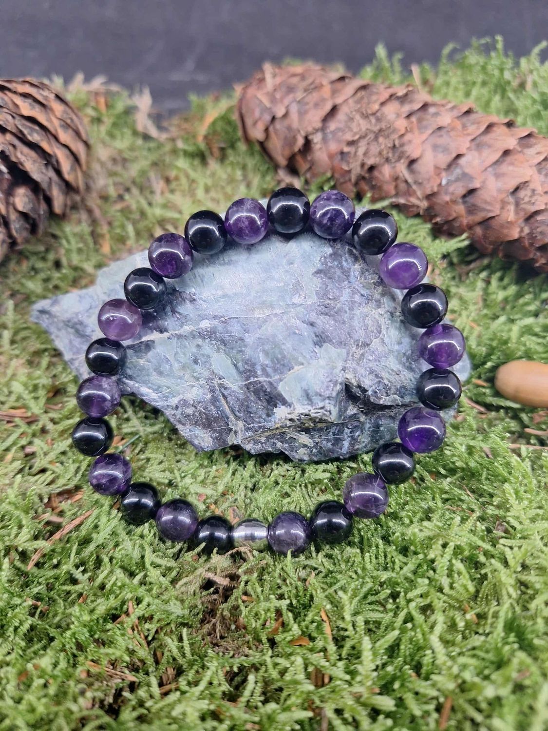 Bracelet Stress et Force 8mm pierre naturel fait main