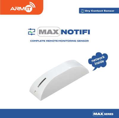 ARMIT MAX NOTIFI™ | Universal Dry Contact Monitor Sensor