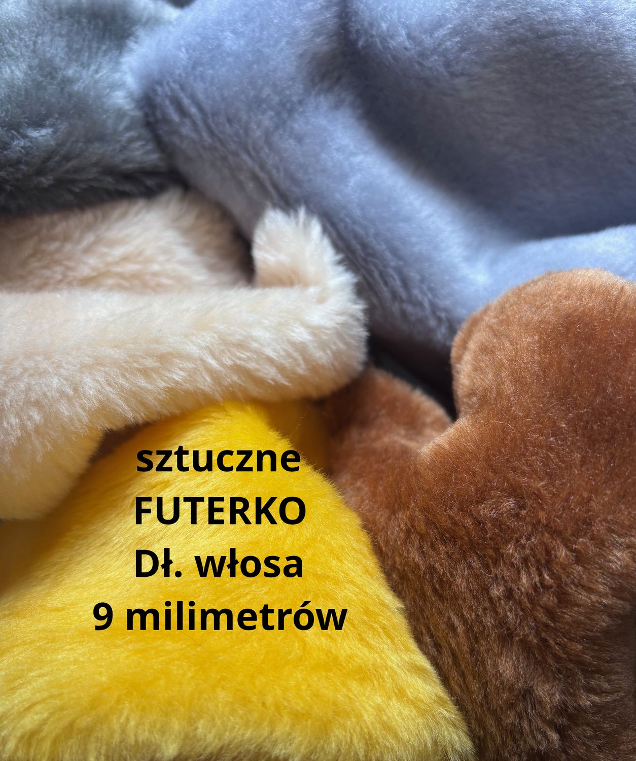 Tkanina Dzianina Futerkowa krótki włos