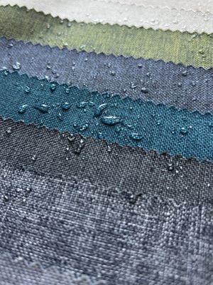 Wodoodporna /UV Imitacja Lnu AGIS (555) Polecana na Poduszki Ogrodowe, Tarasowe, Balkonowe