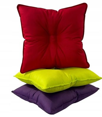 Poduszki Ozdobne z Przeszyciem duża Kolorystyka 40x40 cm