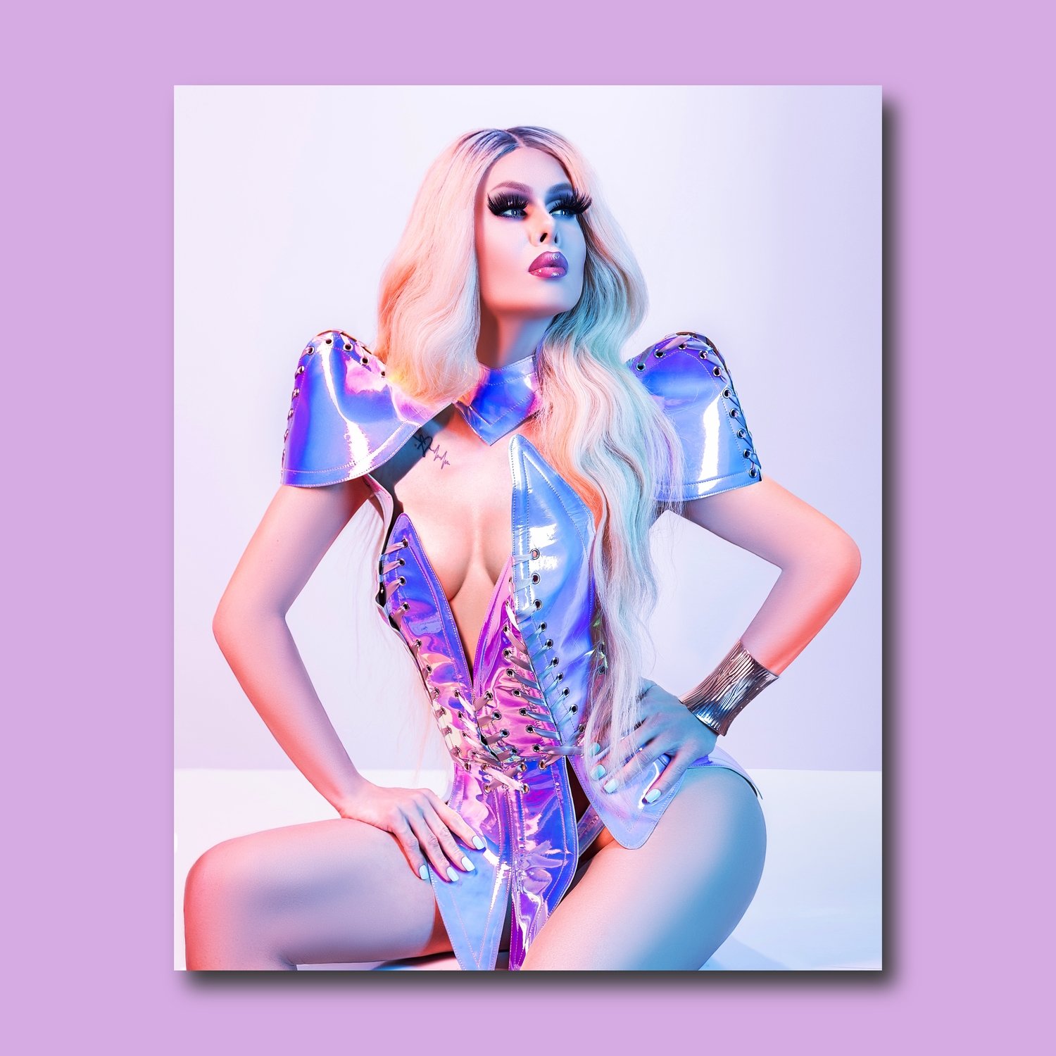 Drag Photographer "Iridescent Armor" (8"x10") SIGNED, Winter 2018 Collection