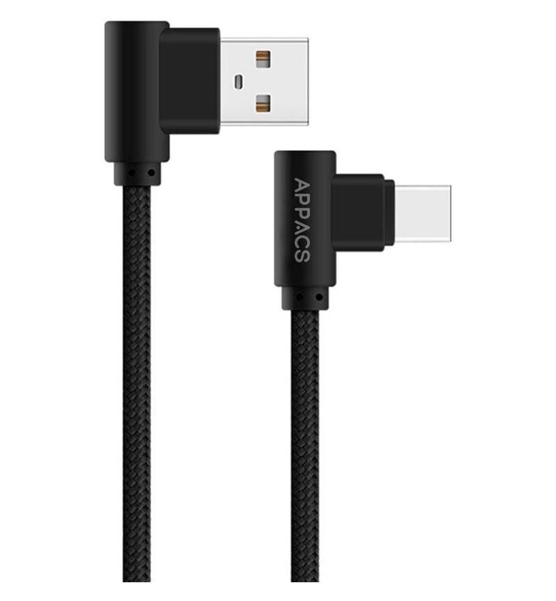 Appacs Right Angle Type-C Cable - 1m