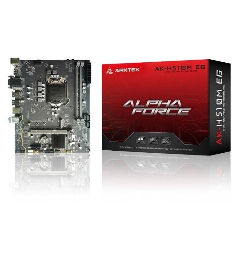 Arktek Intel H510  LGA1200  Dual Channel DDR4 Motherboard