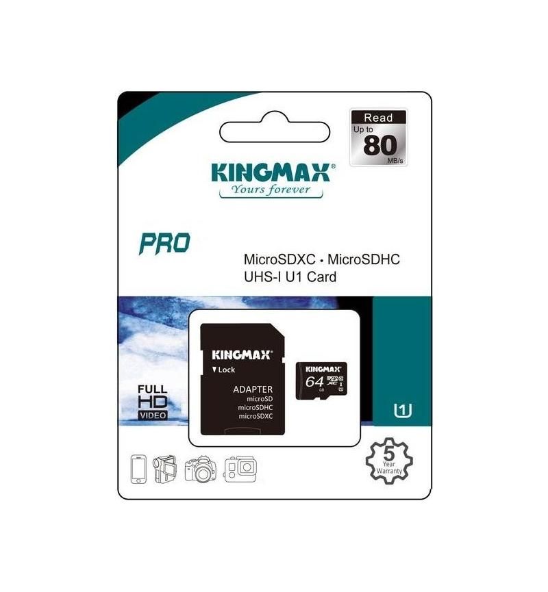 Kingmax 64GB Micro SD Card Class 10