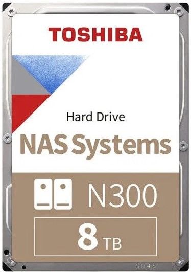 Toshiba 8TB N300 NAS 3.5 Inch SATA Hard Drive