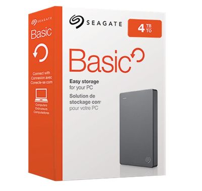 Seagate HDD USB3.0 External Basic 2.5&#39; - 4TB