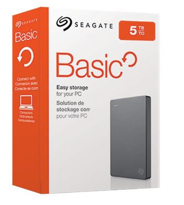Seagate HDD USB3.0 External Basic 2.5&#39; - 5TB