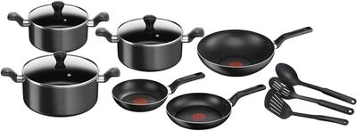 Tefal Super Cook 12pc Set Non Stick Pans